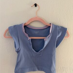 Out from Under Urban outfitters go for gold top. Blue/purple color